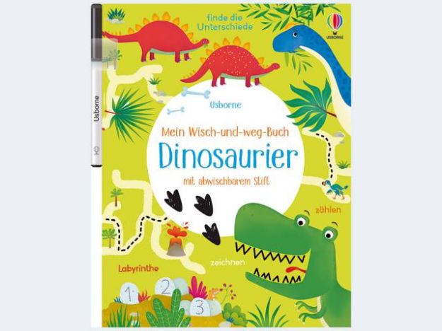 Bild von Usborne Wisch-und-weg-Buch Dinosaurier 24/A4 mit - 791-686
