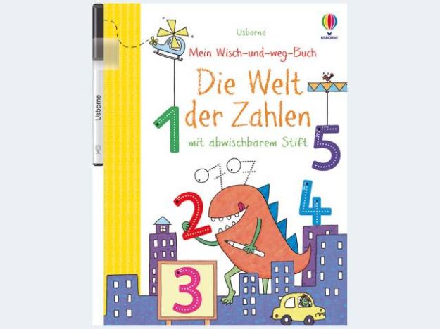 Bild von Usborne Wisch-und-weg-Buch Welt der Zahlen 24S/A4 - 791-685