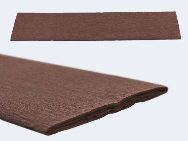 Bild von Krepp-Papier 50x250 schokobraun - Eine Verkaufseinheit = 10 Stück - 12061-115