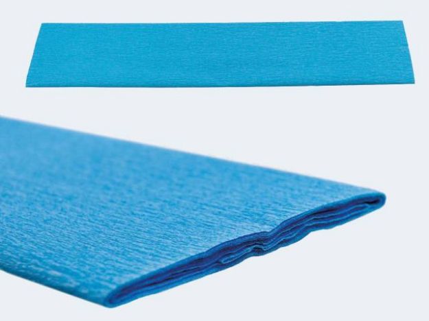 Bild von Krepp-Papier 50x250 lichtblau - Eine Verkaufseinheit = 10 Stück - 12061-120