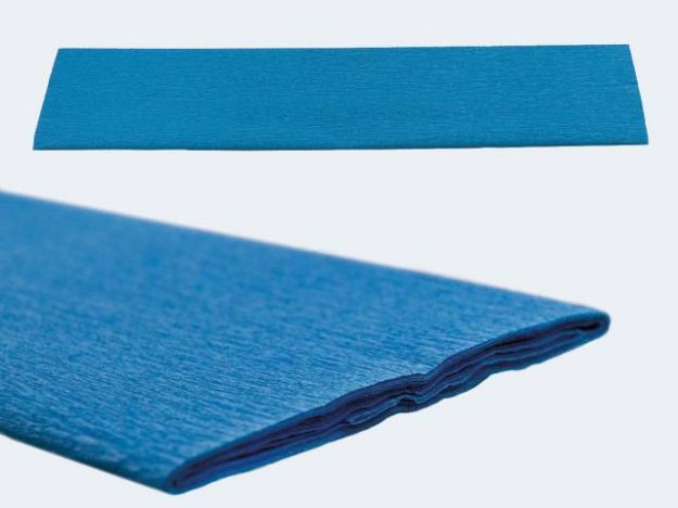 Bild von Krepp-Papier 50x250 hellblau - Eine Verkaufseinheit = 10 Stück - 12061-124
