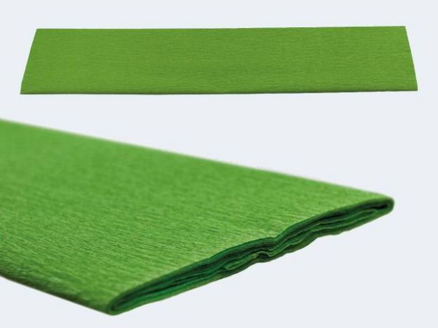Bild von Krepp-Papier 50x250 gelbgrün - Eine Verkaufseinheit = 10 Stück - 12061-140