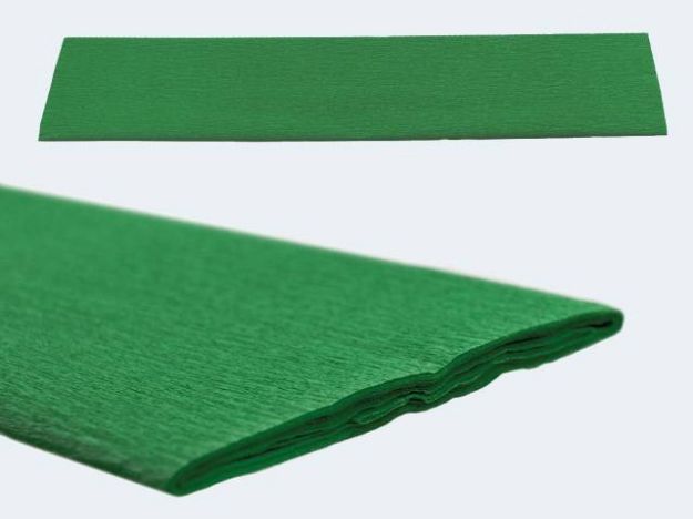 Bild von Krepp-Papier 50x250 grasgrün - Eine Verkaufseinheit = 10 Stück - 12061-148