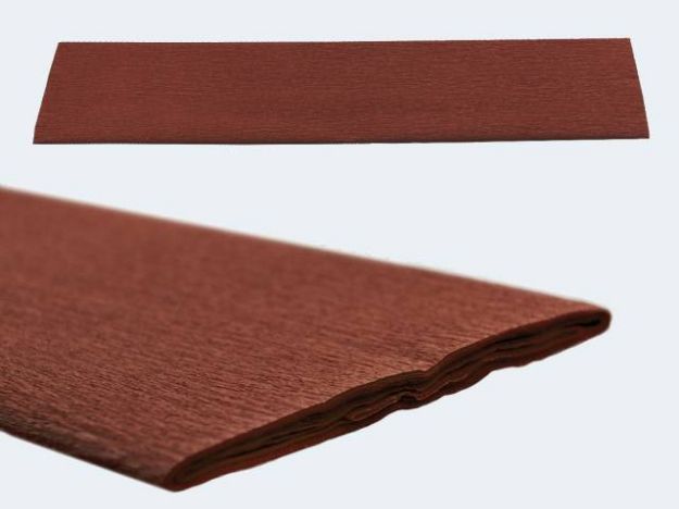 Bild von Krepp-Papier 50x250 braun - Eine Verkaufseinheit = 10 Stück - 12061-161