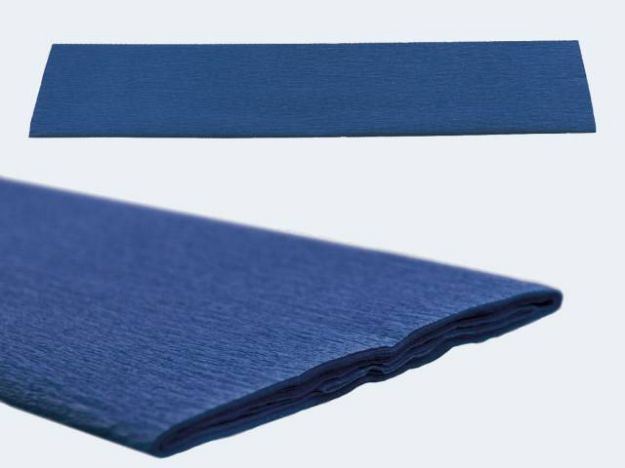 Bild von Krepp-Papier 50x250 saphirblau - Eine Verkaufseinheit = 10 Stück - 12061-126