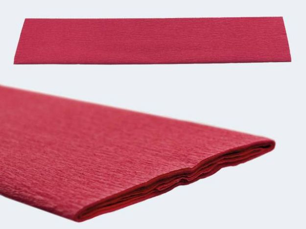 Bild von Krepp-Papier 50x250 feuerrot - Eine Verkaufseinheit = 10 Stück - 12061-134