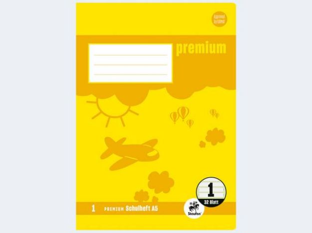 Bild von Heft A5/32 Lin1D liniert farbig Premium - Eine Verkaufseinheit = 20 Stück - 10601