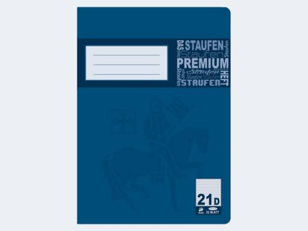Bild von Heft A4/32 Lin21D liniert oR Premium - Eine Verkaufseinheit = 20 Stück - 10621