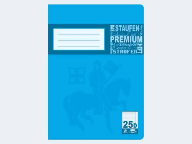 Bild von Heft A4/32 Lin25D liniert mR Premium - Eine Verkaufseinheit = 20 Stück - 10625