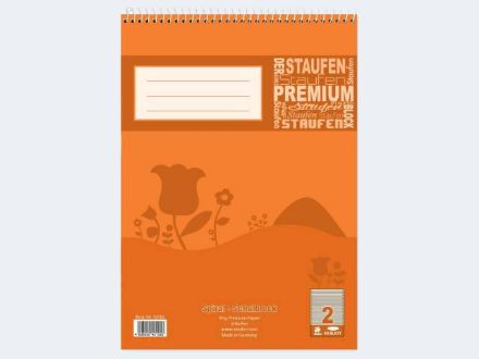 Zeige Details für Spiral-Schulblock A5/40 Lin2 liniert farbig perf - Eine Verkaufseinheit = 10 Stück - 42102 Bild von Spiral-Schulblock A5/40 Lin2 liniert farbig perf - Eine Verkaufseinheit = 10 Stück - 42102