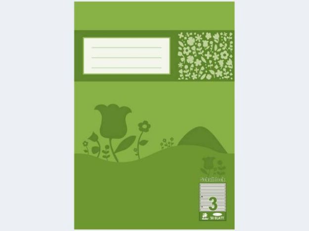 Bild von Schulblock A5/50 Lin3 liniert gelocht - Eine Verkaufseinheit = 10 Stück - 42003