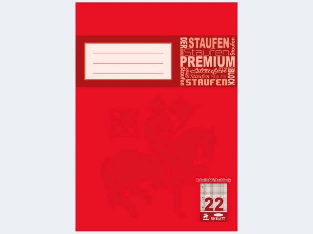 Bild von Arbeitsblock A4/50 Lin22 90g kariert - Eine Verkaufseinheit = 10 Stück - 44242