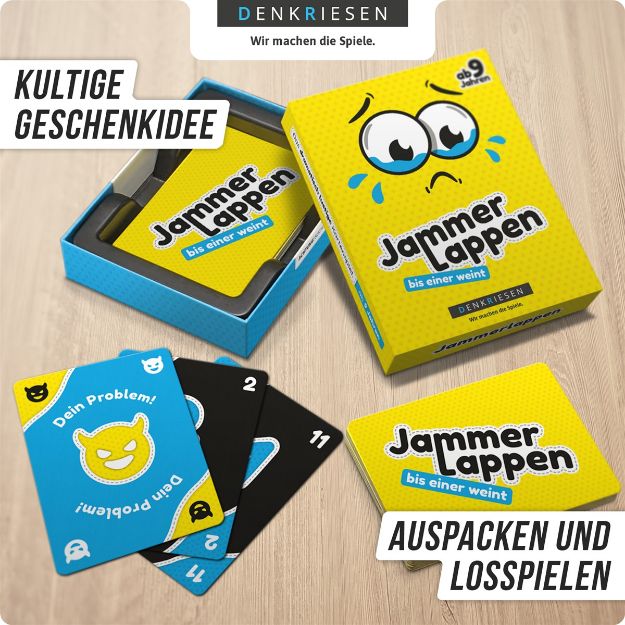 Bild von JAMMERLAPPEN® - Das dramatisch lustige Kartenspiel - "bis einer weint" - JA4000