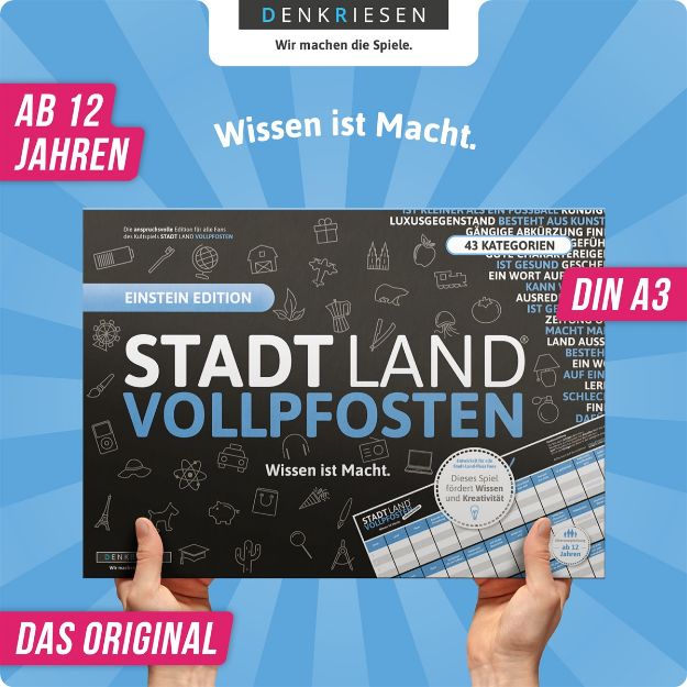 Bild von STADT LAND VOLLPFOSTEN® - EINSTEIN EDITION "Wissen ist Macht"- SL2002