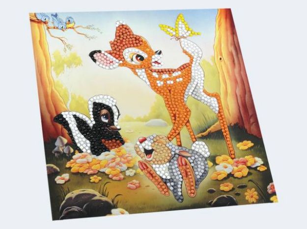 Bild von Crystal Art Card Bambi 18x18cm - CCK-DNY804