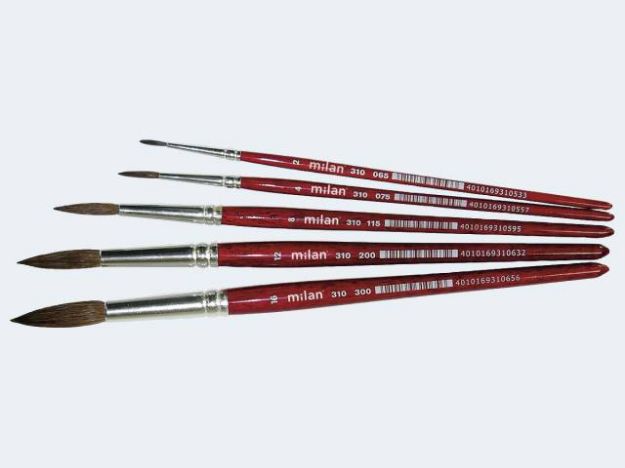 Bild von Milan Schulpinsel 310/1 - Eine Verkaufseinheit = 12 Stück