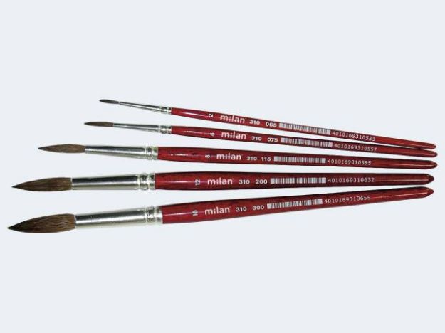 Bild von Milan Schulpinsel 310/2 - Eine Verkaufseinheit = 12 Stück