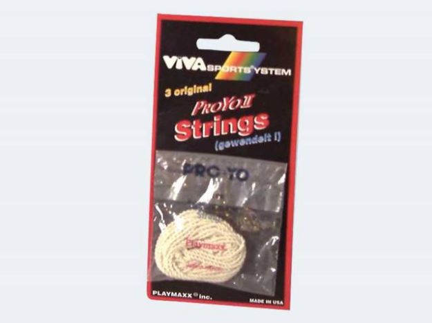 Bild von 3 Yo-Yo Ersatzschnüre bl/weiß - S-212