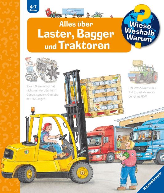 Bild von Ravensburger 32755 Wieso? Weshalb? Warum? 38: Alles über Laster, Bagger und Tr