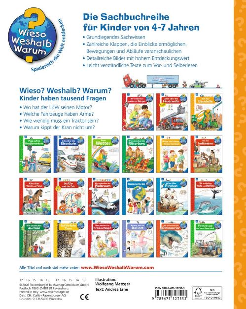 Bild von Ravensburger 32755 Wieso? Weshalb? Warum? 38: Alles über Laster, Bagger und Tr