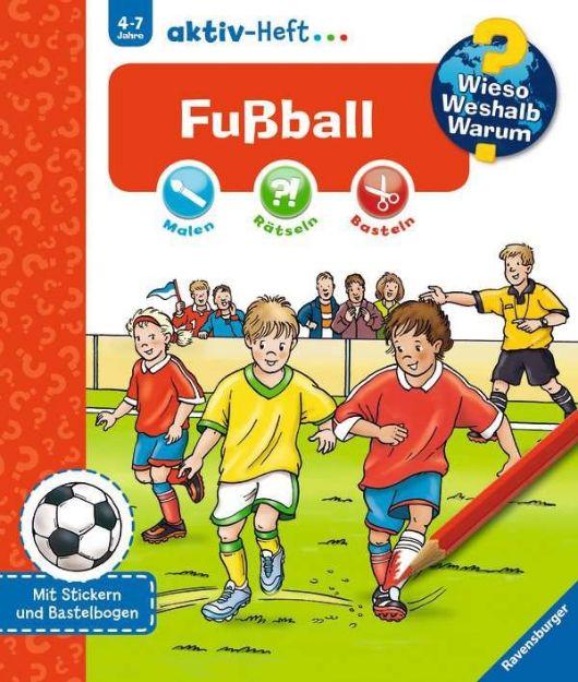 Bild von Aktiv-Heft WWW Fußball 4J 20S Malen/Basteln - 32697-6