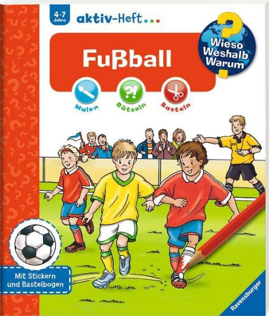 Bild von Aktiv-Heft WWW Fußball 4J 20S Malen/Basteln - 32697-6