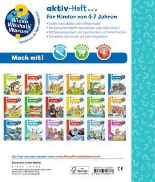 Bild von Aktiv-Heft WWW Meer 4-7J 20S Malen/Basteln - 32687-7