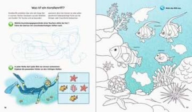 Bild von Aktiv-Heft WWW Meer 4-7J 20S Malen/Basteln - 32687-7