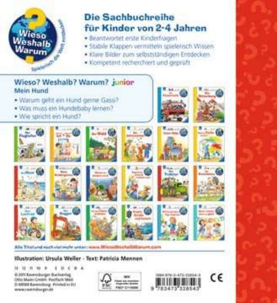 Bild von Ravensburger 32854 Wieso? Weshalb? Warum? junior 41: Mein Hund - 32854-3