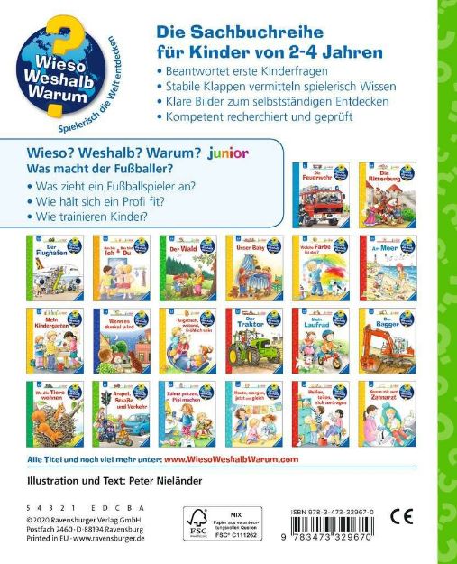 Bild von Ravensburger 32967 WWWjun68: Was macht der Fußballer - 32967-0