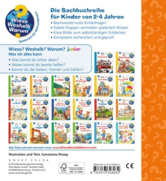 Bild von Ravensburger 32893 Wieso? Weshalb? Warum? junior 14: Was ich alles kann - 32893-2
