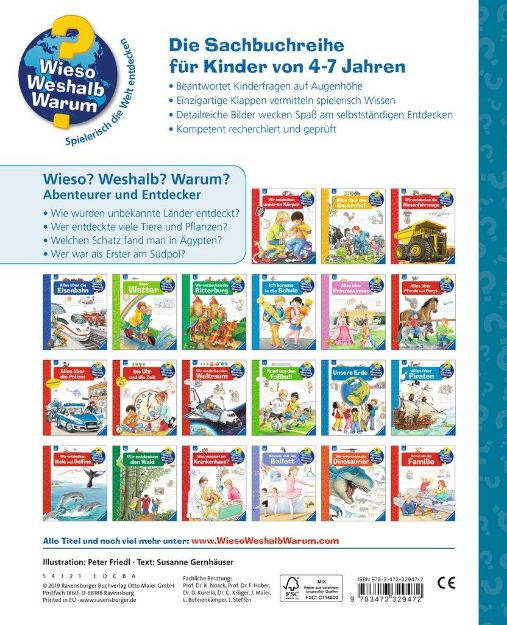 Bild von Ravensburger 32947 Wieso?Weshalb?Warum? 70 Abenteurer und Entdecker