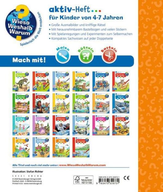 Bild von Aktiv-Heft WWW Wald 4-7J 20S Malen/Basteln - 32973-1