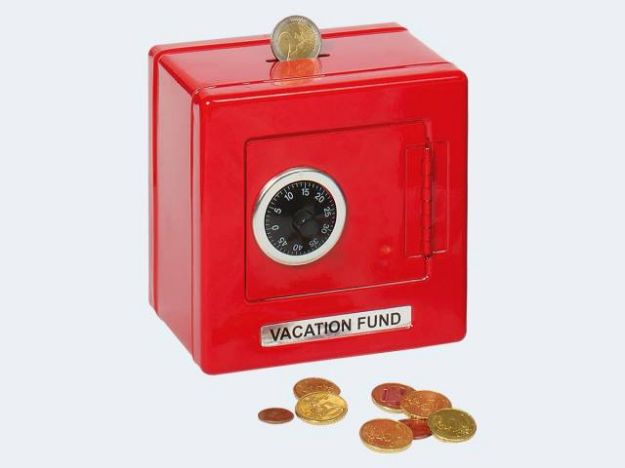 Bild von Metalltresor als Spardose mit Kombinationsschloss - 14019