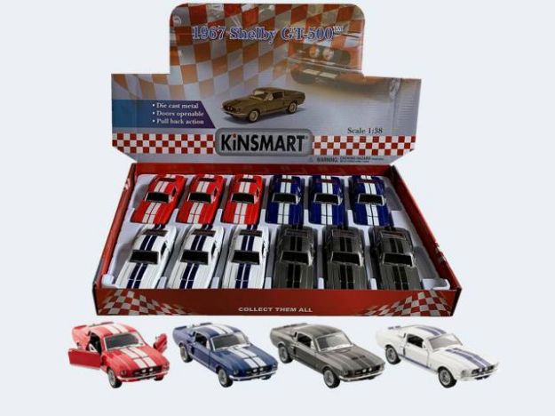 Bild von Welly Shelby GT-500 Metal Rückzug - Eine Verkaufseinheit = 12 Stück - 12287