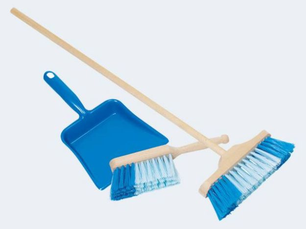 Bild von Kinderkehrschaufel, Handfeger und Besen - 15349