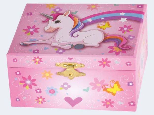 Bild von Musikspieldose Einhorn Melodie: Schwanensee - 15543