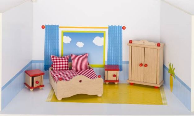 Bild von Puppenmöbel Schlafzimmer - 51954