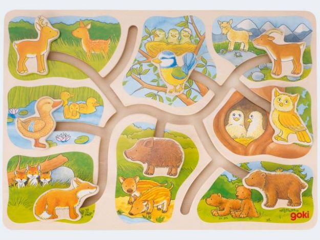 Bild von Schiebepuzzle Wer gehörtzu wem? - 57749