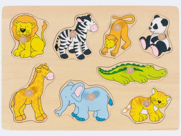 Bild von Steckpuzzle Zootiere - 57874