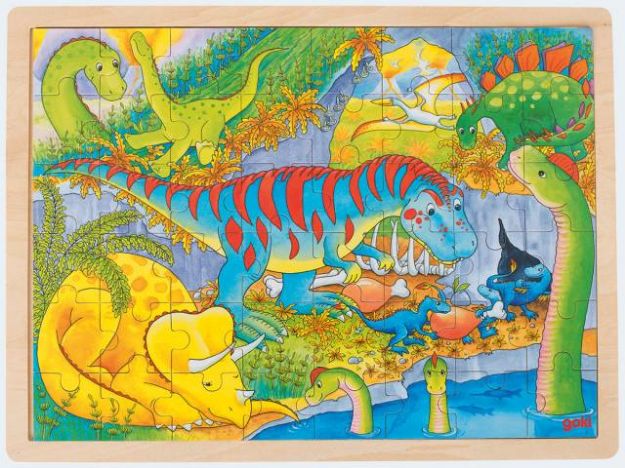 Bild von Einlegepuzzle Dinosaurier - 57724