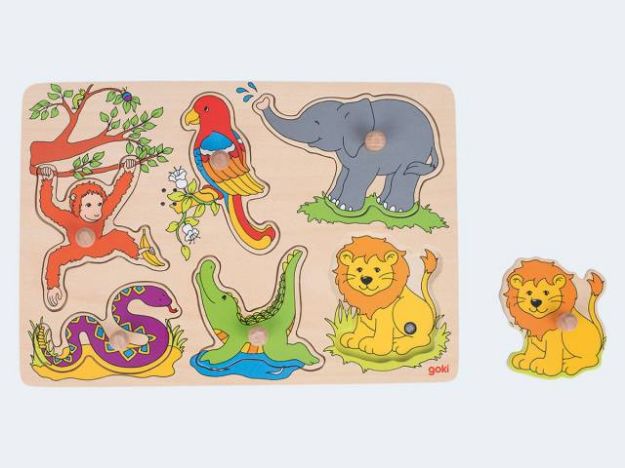 Bild von Soundpuzzle Zootiere, mit Tierstimmen - 57862