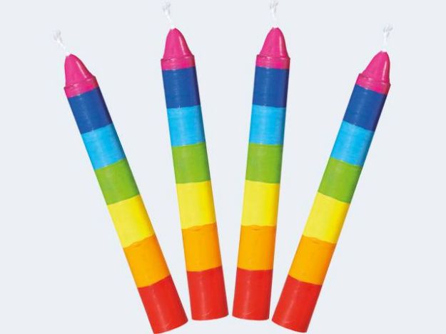 Bild von Geburtstagskerzen-Set bunt - 60860