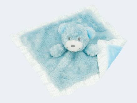 Zeige Details für Kuscheltuch Bär (hellblau) - 65190 Bild von Kuscheltuch Bär (hellblau) - 65190