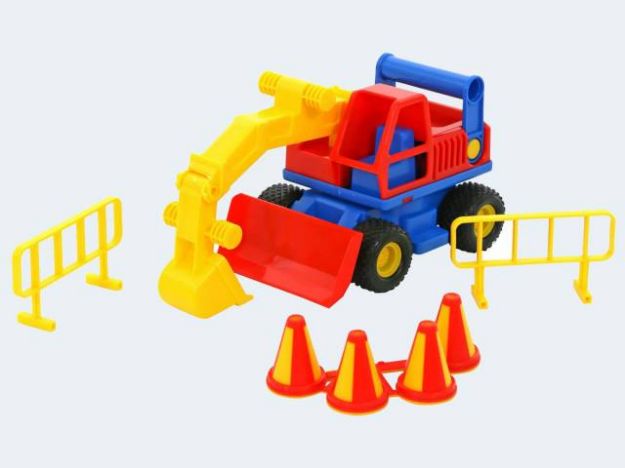 Bild von Wader ConsTruck Bagger 30cm Weichreifen - 37701