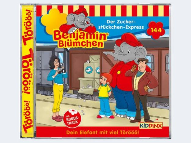 Bild von CD Benjamin Blümchen #144 Der Zuckertütchenexpress - 425544