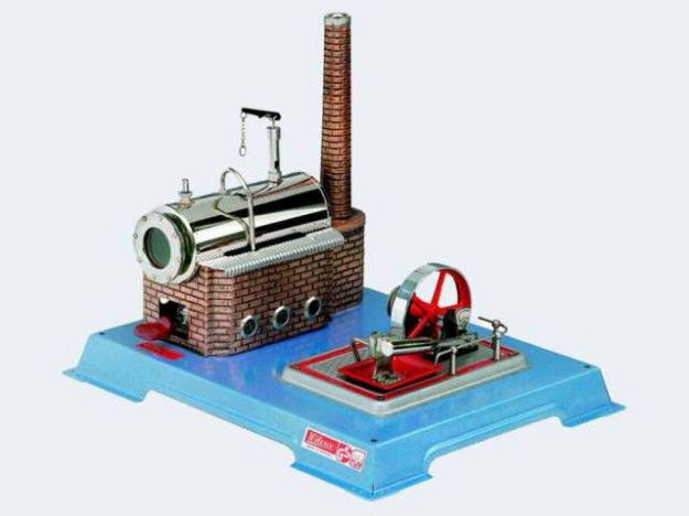 Bild von Dampfmaschine D12 28x20cm 2 Schwingzylinder 155ccm - 00012