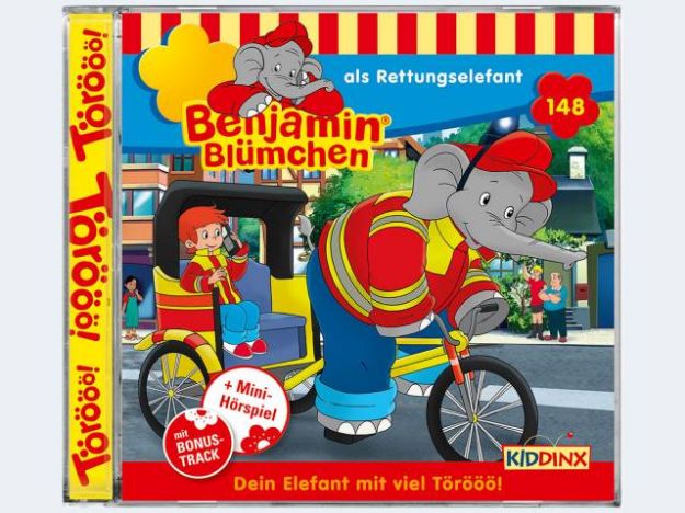 Bild von CD Benjamin Blümchen #148 Als Rettungselfant TV-We - 425548