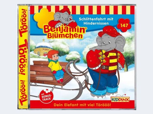 Bild von CD Benjamin Blümchen #147 Schlittenfahrt mit Hinde - 425547