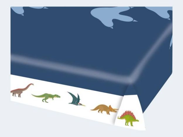 Bild von 1 Tischdecke 175x115cm Dinosaurier - 9903975
